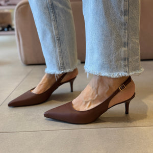Scarpin Angelica Marrom