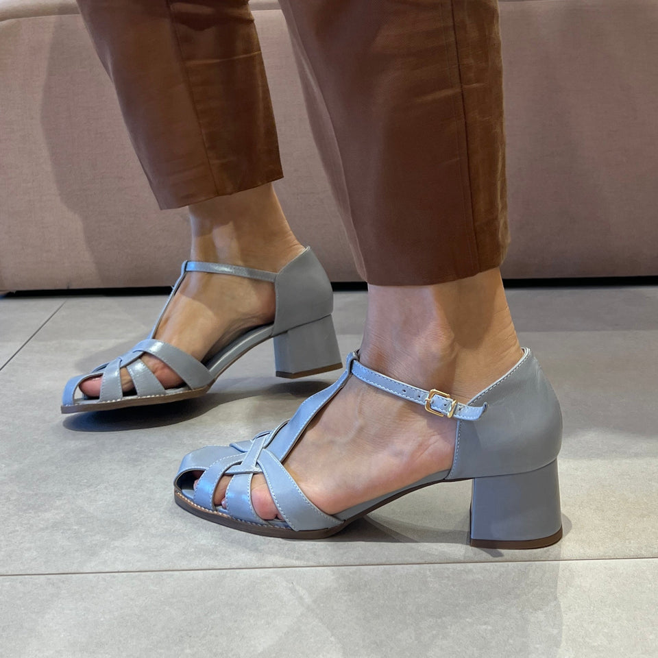 Sandália Yolanda Low Azul