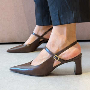 Scarpin Sania Marrom
