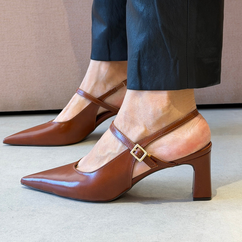 Scarpin Sania Whisky