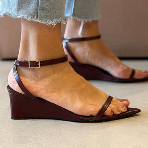 Sandália Graciela Low Vinho