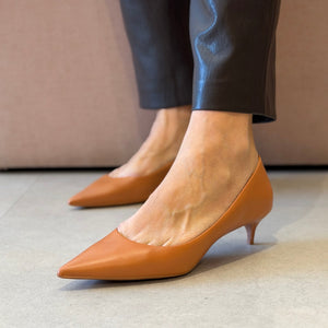 Scarpin Sima Caramelo
