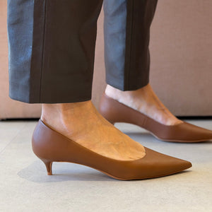 Scarpin Sima Marrom