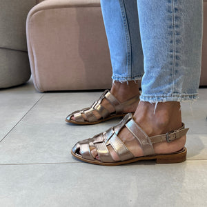 Sandália Lurdes Prata Velho