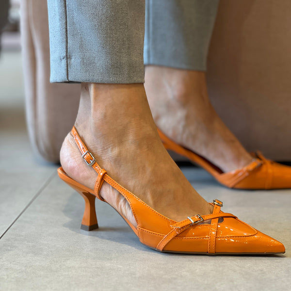 Scarpin Antonia Laranja