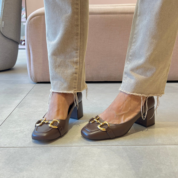Scarpin Linda Marrom