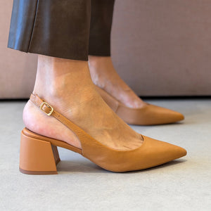 Scarpin Susan Caramelo