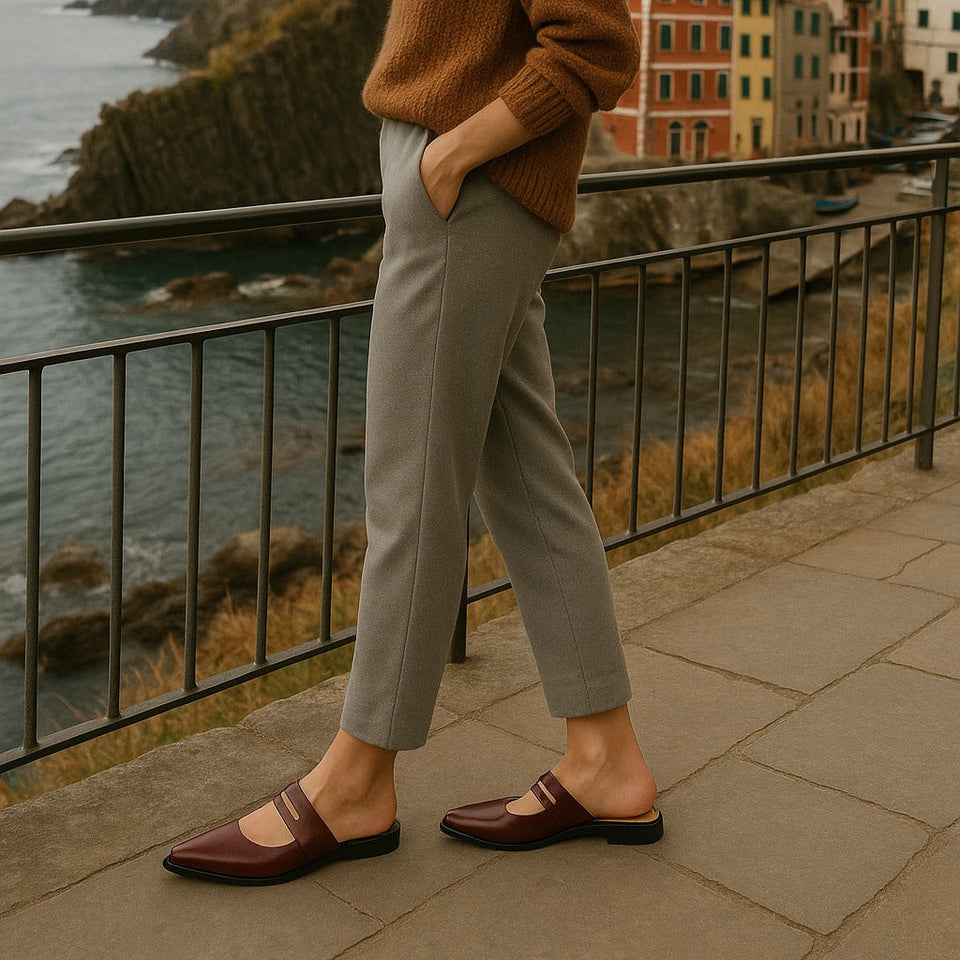 Mule Azzy Vinho: o essencial que transforma o look