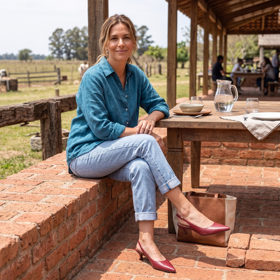 Scarpin Larita Blush