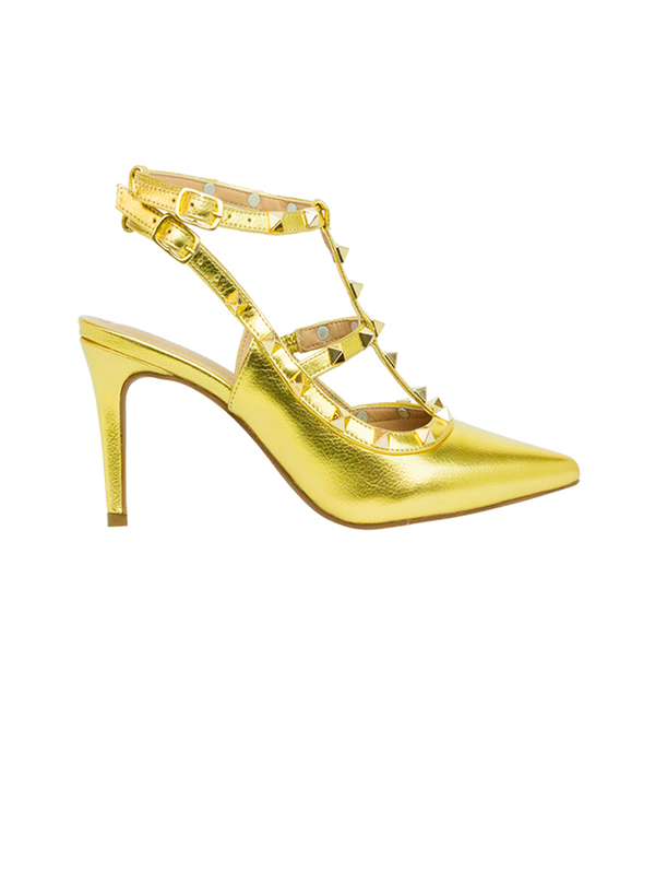 Scarpin Mona 8 Dourado