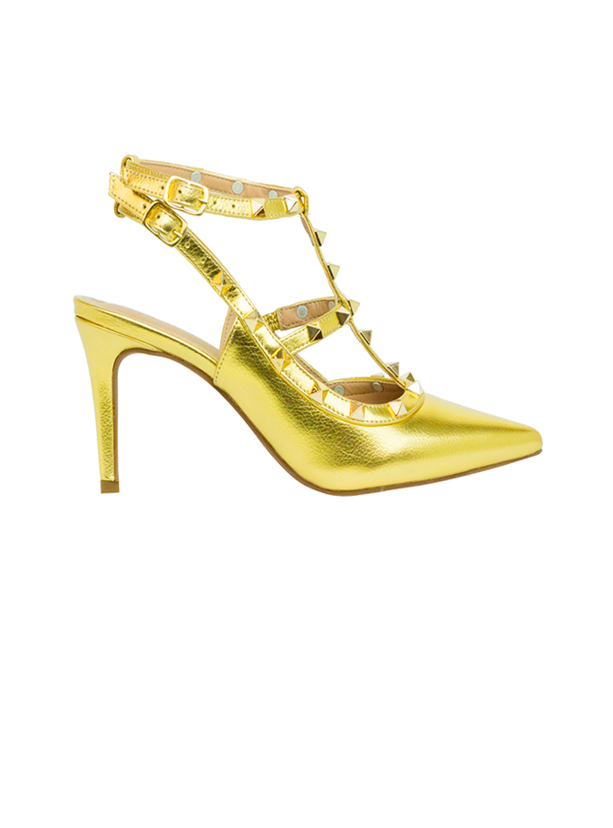 Scarpin Mona 8 Dourado