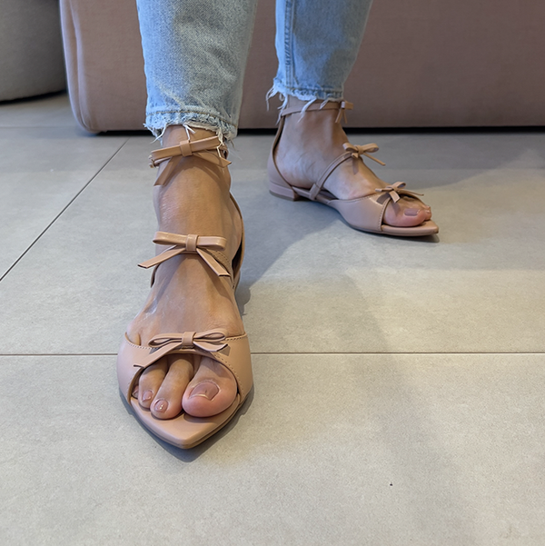 Rasteira Lili Flat Nude