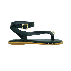 Rasteira Eulalia Preto