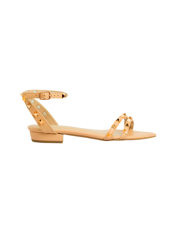 Rasteiras Juli Flat Nude