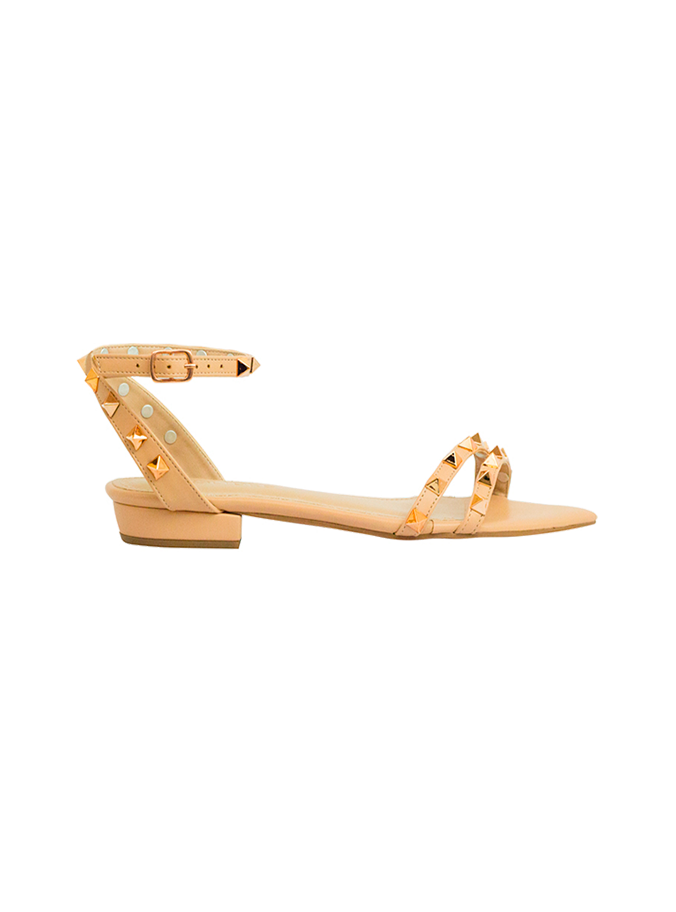 Rasteiras Juli Flat Nude