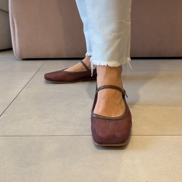 Sapatilha Leandra Marrom